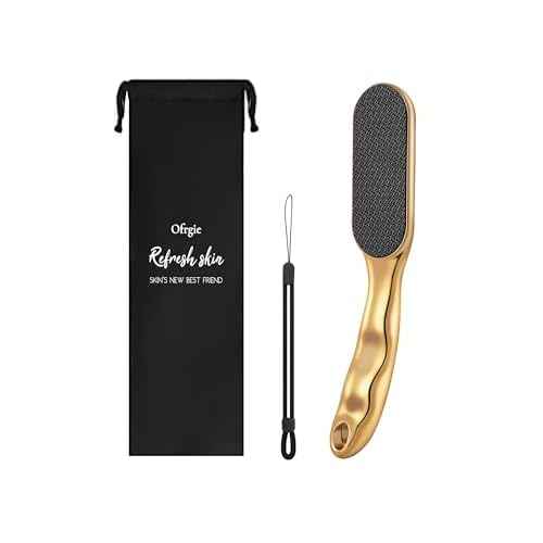 Nano Glass Foot File Foot Callus Remover Scrubber in Shower, Pedicure Tools Feet Scrubber Dead Hard Skin, Anti-Slip Handle Rope & Storage Bag Foot Files for Wet and Dry Feet Care Gift