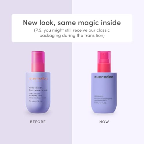 Evereden Kids Detangler Spray: 4-in-1 Leave-In Hair Spray | Detangle, Moisturize, & Protect | Easily Tackle Even the Toughest Knots | Clean & Vegan All types of Hair Product for Kids