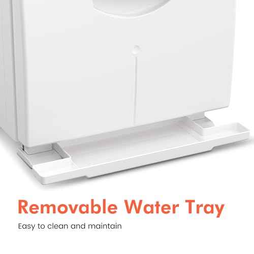 TASALON 8L Towel Warmer Hot Cabinet Box, Aluminum Inner Chamber, Removable Tray, Fast Heating for Beauty Spa Salon Massage - White