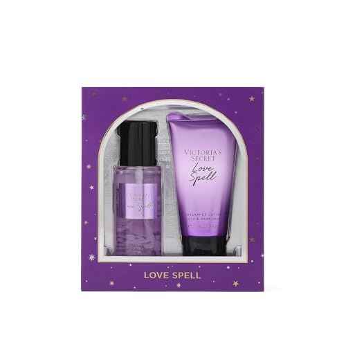 Victoria's Secret Love Spell Mini Fragrance Duo Gift Set, Notes of Cherry Blossom and Fresh Peach