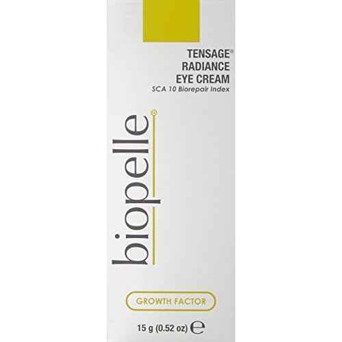 Biopelle Tensage Growth Factor Radiance Eye Cream with SCA 10 Biorepair Index, Illuminating Eye Care, 0.52 Oz