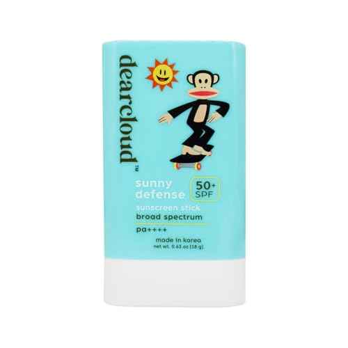 dearcloud Paul Frank Sunny Defense Sunscreen Stick SPF 50+ PA++++ ? Korean Sunscreen for Face & Travel Size (.63 oz)