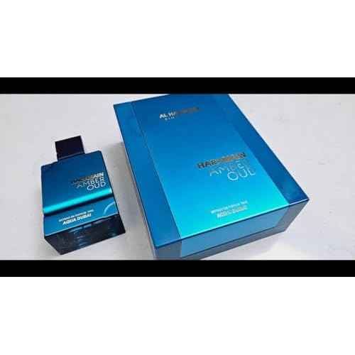 Al Haramain Amber Oud - Aqua Dubai - Cologne for Men and Women - Bergamot, Amber, Musk Fragrances - Long Lasting Perfume for Men and Women - 2.5 oz