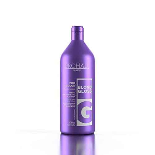 Prohall Cosmetic Purple Mask & Toner for Blonde Hair - Color Enhancing Gloss Repair for Dry, Damaged & Brassy Locks, Reduces Yellow Hue