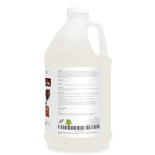 velona Babassu Oil USDA Certified Organic - 1 Gallon / 128 Fl Oz | 100% Pure and Natural Carrier Oil | Refined, Cold Pressed | Face, Hair, Body & Skin Care and Cooking | Use Today - Enjoy Results