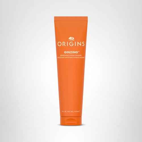 Origins GinZing Gentle Exfoliating Cleanser | Visibly Refines Pores & Brightens | With Caffeine, Ginseng & Jojoba Beads, 5 Fl Oz