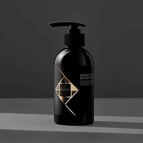 HADAT Hydro Intensive Repair Shampoo 8.45 Fl. Oz. (250 ml) Without Sulphates and Parabens: Natural Hydration and Strength. Deeply Moisturising Hair, Repairing Very Damaged Hair