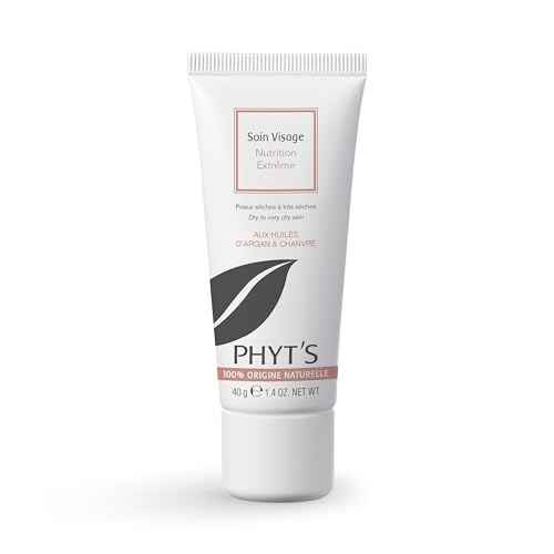 Phyts Extreme Nutrition Facial Treatment - Face Moisturizer with Lavandin Essential Oil - Face Cream for Dry Skin Restores Softness - 1.4 oz