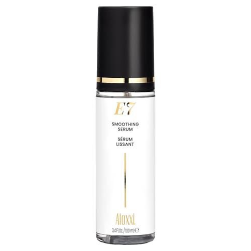 ALOXXI E7 Smoothing Serum, Lightweight Hair Serum with 7 Essential Oils, Smoothes, Strengthens & Adds Shine, for All Hair Types, 3.4 Fl Oz