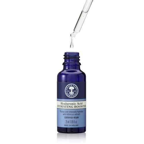 Neal's Yard Hyaluronic Acid Hydrating Booster with Hibiscus Extract, Plumps & Intensely Hydrates, Plus Helps Improve Skin Texture, Cruelty-Free, 25mL