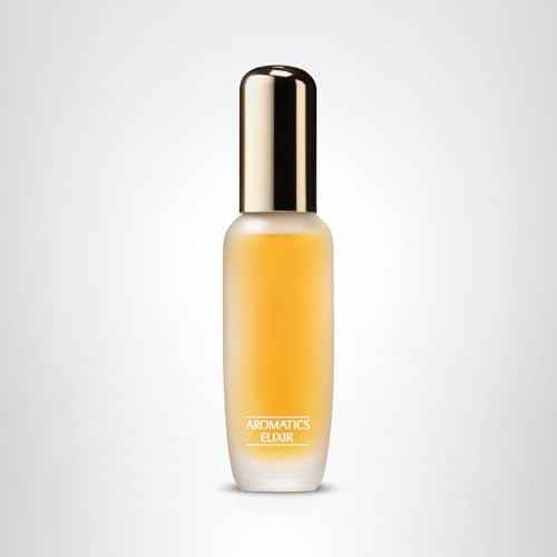 Clinique Aromatics Elixir Eau de Parfum Spray | Notes of Bulgarian Rose, Ylang Ylang, Patchouli, Jasmine + Vetiver | Perfumes for Women, 0.34 Fl Oz