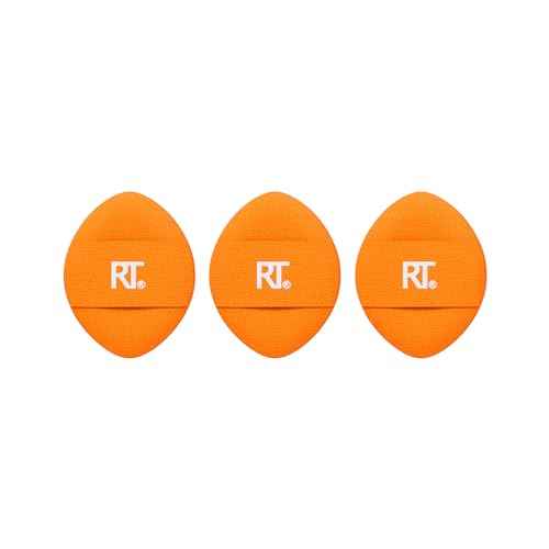 Real Techniques Mini Miracle Concealer Puff Trio, Small Makeup Puff For Liquid & Cream Foundation & Concealer, Targeted Concealing, Travel Friendly & Reusable, Vegan & Cruelty Free, 3 Count