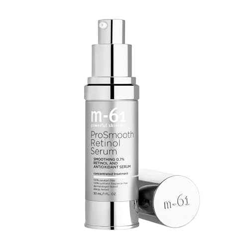 m-61 ProSmooth Retinol Serum | 0.7% Non-Irritating Retinol + Antioxidant Serum With Vitamin C. Dermatologist Tested With Clinical Trial Results. For Mature, Aging Skin - 1 Fl Oz