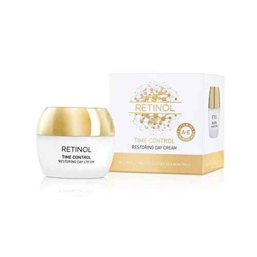 Edom Retinol Time Control Restoring Day Cream- Moisturizes & Hydrates Skin, Restoring Antioxidants, Smoothing The Appearance of Fine Lines and Wrinkles, Promoting Skin Natural Elasticity. 1.7 fl.oz