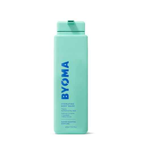 BYOMA Hydrating Body Wash - For Normal to Dry Skin - Hydrating, Creamy Body Wash with Squalane, Beta Glucan - Cleanses, Softens & Soothes - Skin Barrier Repair - 16.9 fl oz