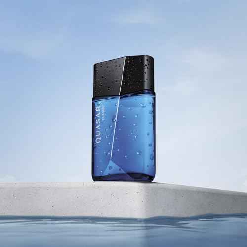O BOTICARIO Quasar Classic Eau de Toilette, Long Lasting Fragrance Cologne for Men, Citrus, Cardomom & Neroli, 3.4 Ounce