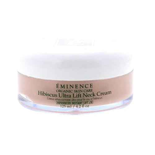 Eminence Organic Skincare Hibiscus Ultra Lift Neck Cream, 4.2 Ounce, (4324/EM)