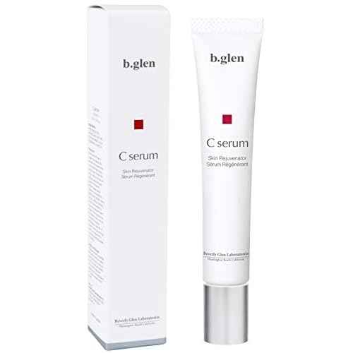 b.glen Pure Vitamin C Serum 0.51 Fl.Oz. | Multi-Functional Serum with Ascorbic Acid. Minimizes Pore Size, Brighter Skin, Anti-Wrinkles, Fade Acne scars, and Redness,