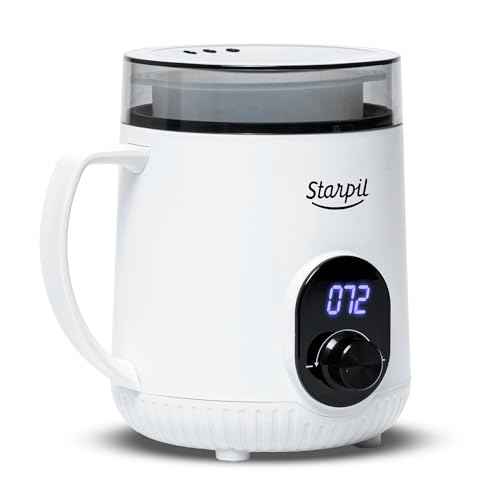 Starpil Wax Warmer - Digital Mini Wax Warmer for Hair Removal 8.4oz / 238g ? Best for Hard Wax Beads ? Use for Hair Removal ? Adjustable Temperature Wax Pot for Facial Hair (White)