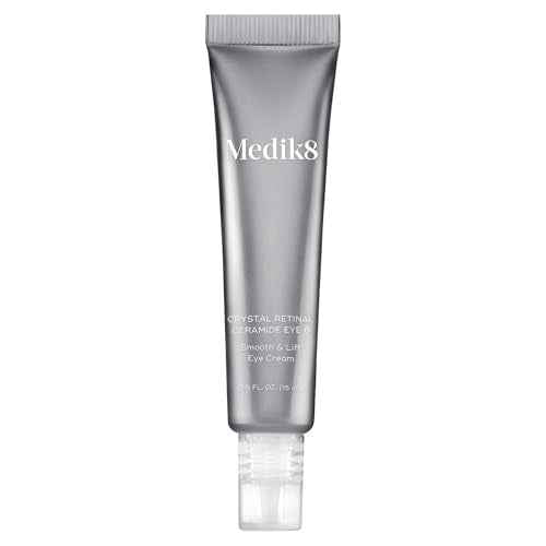 Medik8 Crystal Retinal Ceramide Eye 6 - Gentle Vitamin A Eye Cream - Reduces Appearance of Wrinkles - Perfect for Sensitive Skin - 0.5 oz