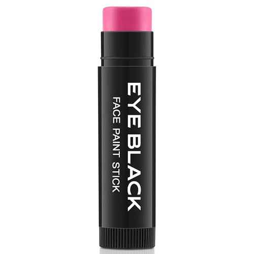 CCbeauty Hot Pink Eye Black Stick for Multi Sports, Anti-Glare EyeBlack For Baseball Football Softball Lacrosse, Water-Proof Eye Black Grease Paint For Athletes & fans, Pink Accessories