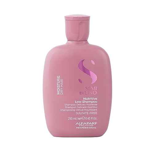 ALFAPARF MILANO Semi di Lino Moisture Nutritive Shampoo and Conditioner Set for Dry Hair - Sulfate Free Moisturizing Shampoo and Conditioner - Safe on Color Treated Hair - Adds Shine and Softness