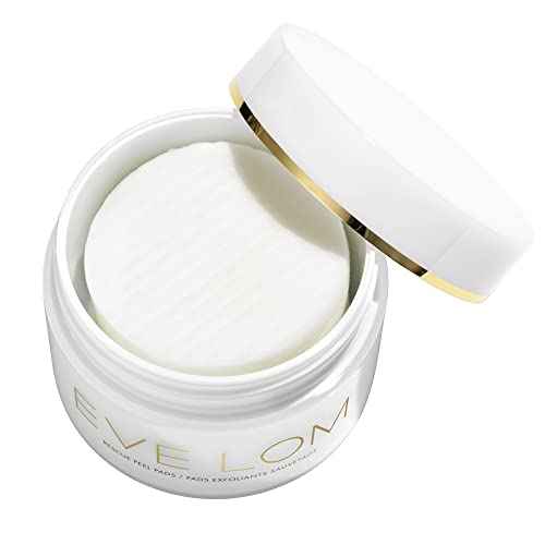 EVE LOM Rescue Peel Pads for Face - Daily Exfoliating Skincare with AHA, PHA & BHA Acids - Resurfacing & Hydrating Skin Care for All Skin Types - 60 Biodegradable Pads