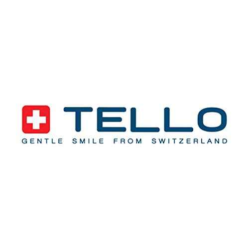 TELLO 4480 Adult or Child Ultra Soft SwissToothbrush with Smaller Head for Gentle Cleaning with Ergonomic Handle, 6 Count