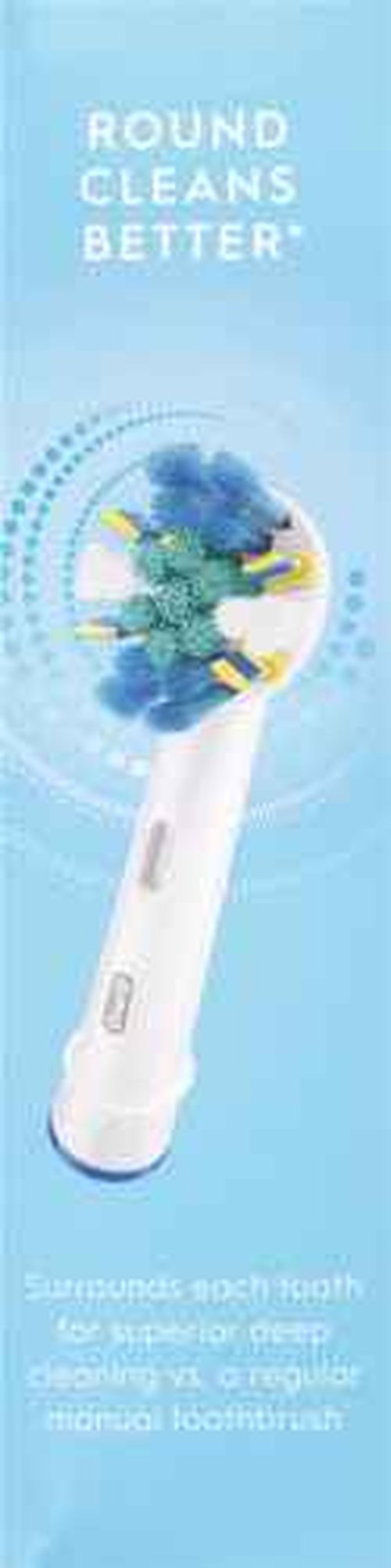 Oral-B Vitality FlossAction Electric Rechargeable Toothbrush powered by Braun, 1 Count