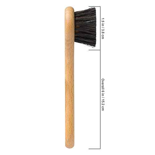 Redecker Ionic Face & Body Brush ? Oiled Beechwood Handle, Bronze Wire & Horsehair Bristles for Circulation, Detox & Skin Revitalization ? Sustainable, Spa-Like Daily Care, Made in Germany
