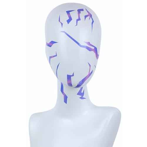 Purple Ombre Temporary Patterns Tattoo ? Realistic Waterproof Body Art for Cosplay, Halloween, and Party Makeup (5 PCS)