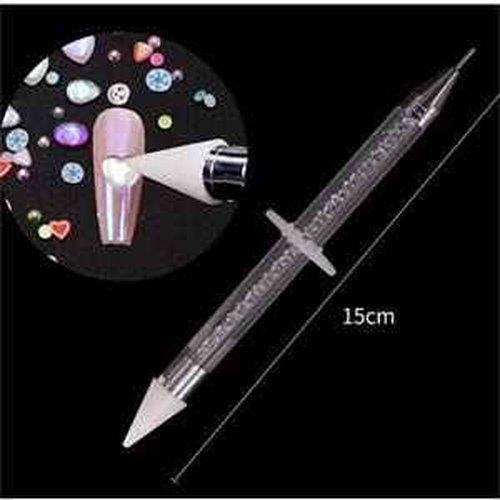 VERONNI Professional AB Crystal Rhinestones with Wax Pen Multi Shapes Glass Rhinestones for Nail Art Craft Mix Sizes Nail Gems Packaged in Storage Box Nail Art Supplies Accessories (01)