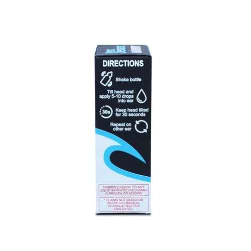 Swimmers Ear Drops for Pool & Ocean Swimming | Next Descent Prevention Drops for Waters Sports, Swimming, Diving and Snorkeling