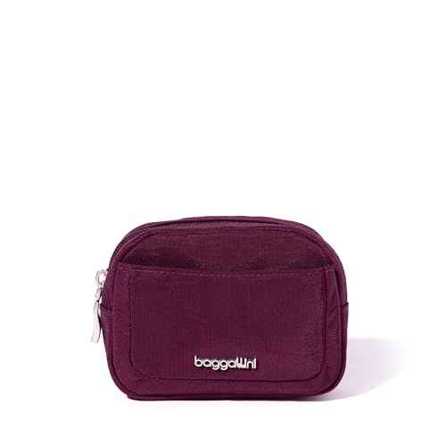 Baggallini Women's Pocket Cosmetic - Lightweight Bag - Travel Essentials Makeup Organizer Mini