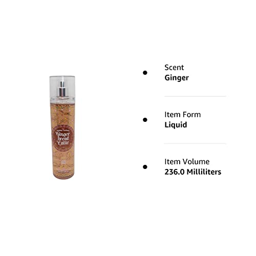 Bath and Body Works Gingerbread Latte Fragrance Mist 8 Ounce