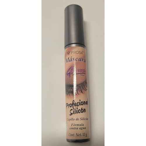 Prossa- 4 in 1 Profesional Silicon Mascara Cepillo de Silicon Formula Contra Agua Mascara for Long Lasting Volume and Length, Waterproof