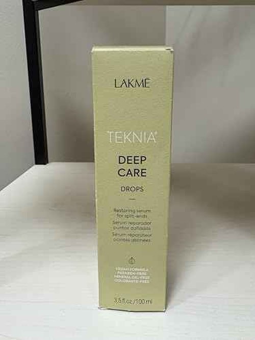 Lakmé Teknia Deep Care Hair Drops, Repairing Hair Serum for Damage, Split End Serum, 3.5 Fl Oz