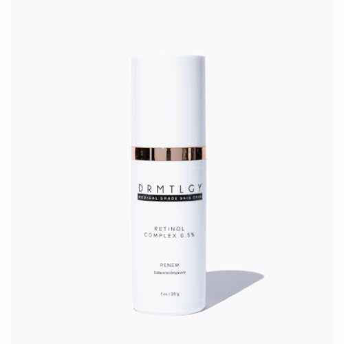 DRMTLGY 0.5% Retinol Serum for Face - Anti Wrinkle with Vitamin C and Vitamin E - Retin A Anti Aging Serum - Made in the USA 0.5% Resurfacing