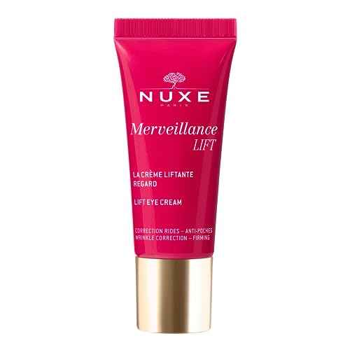 Nuxe Merveillance Lift Eye Cream Firming & Lifting Anti-Aging Treatment for Wrinkles, Puffiness & Bags, 0.51 Fl Oz