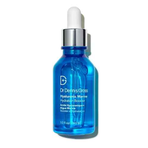 Dr Dennis Gross Hyaluronic Marine¢â Hydration Booster: for Dehydrated, Rough Texture, Dry Fine Lines & Wrinkles, 1 fl oz