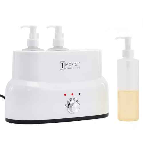Master Massage Three Bottles Oil, Lotion, Cream Warmer Heater Salon Spa Body Therapy