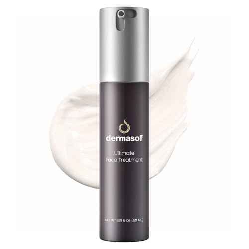 Dermasof Face Moisturizing Lotion with Active Peptides & Vitamin C, Anti-Aging Antioxidant Advanced Formula, Smooth Wrinkles, Firming, Brightening, Soothes Redness, Repair, Hydrate Skin, 1.69 Fl Oz