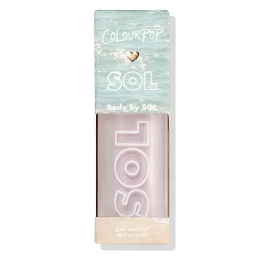 ColourPop SOL Mini Shimmering Dry Oil - Shimmer Body Oil Infused with Coconut, Argan & Marula Oils - Radiance-Boosting Body Care -Nourishes Skin and Leaves a Luminous Finish - Moonstone (0.88 fl oz)