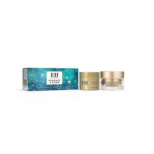 Emma Hardie Hydrate & Glow Gift Set: Travel Size 30ml Moringa Cleansing Balm and Travel Size 50ml Midas Touch Revitalising Face Cream, Dermatologically Tested, Natural and Cruelty Free