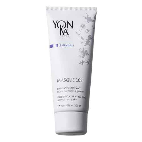 Yonka Masque 103 | Clay Face Mask | Clarify Skin and Tighten Pores with Botanical Extracts and Triple Clay Blend | Oily and Acne Prone Skin | Paraben-Free | 3.30 oz