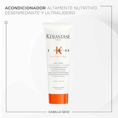 K?rastase Nutritive Discovery Set For Dry Hair - Nourishing Mini Shampoo, Conditioner and Leave In, Controls Frizz and Enhances Shine With Niacinamide