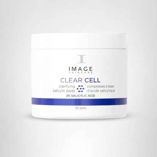 IMAGE Skincare, CLEAR CELL Salicylic Clarifying Pads, Exfoliating Wipes to Clarify Pores for Oily Prone Skin, 60 Pads