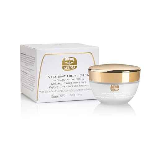 KEDMA Intensive Night Cream ? Anti-Aging Moisturizer with Dead Sea Minerals, Retinol & Botanical Extracts ? Hydrating Night Cream for Fine Lines & Wrinkles - 1.76 oz