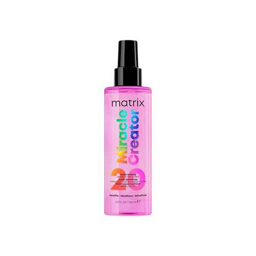 MATRIX Miracle Creator Leave-In Conditioner Spray - Heat Protectant, Anti-Frizz, Moisturizing & Detangling, For Damaged Hair, Sulfate Free