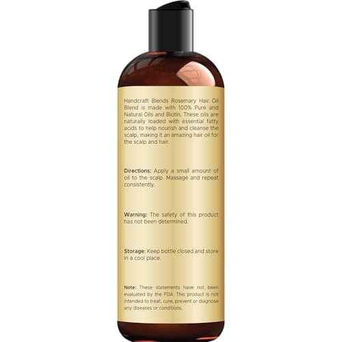 Handcraft Blends Rosemary Oil for Hair 8 Fl Oz | Nourishing Hair Oil | 100% Pure and Natural | Rosemary, Castor, Jojoba, and Batana Oils & Biotin
